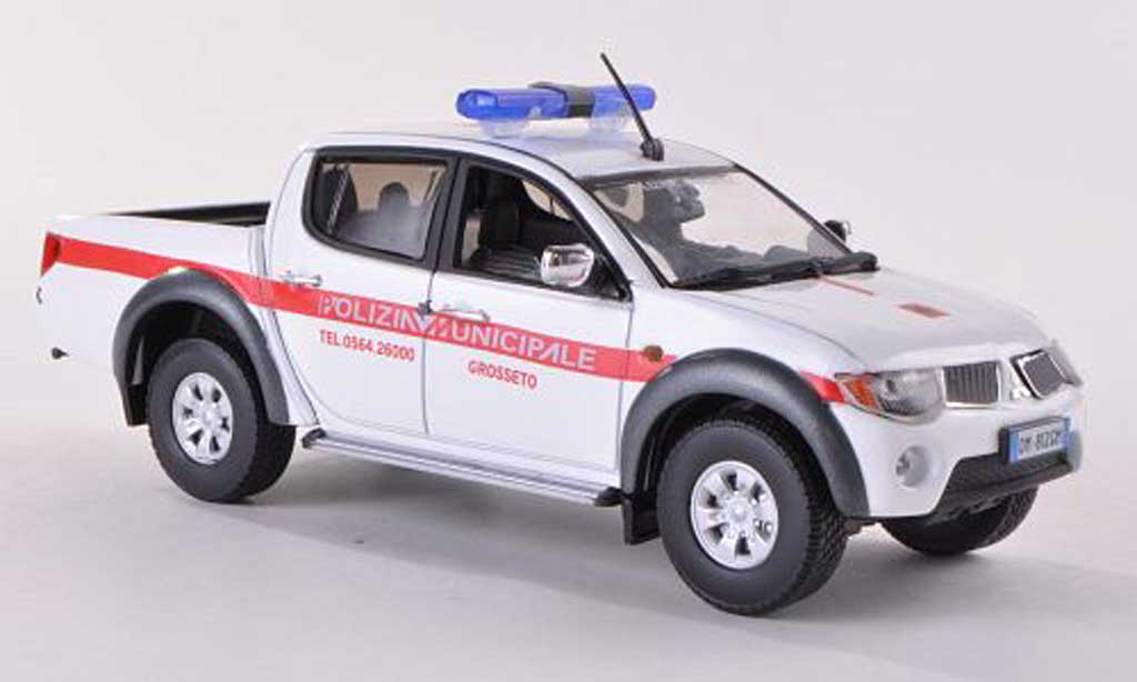 Mitsubishi L200 1/43 Vitesse Polizia Municipale Grosseto Polizei (I) modellino in miniatura