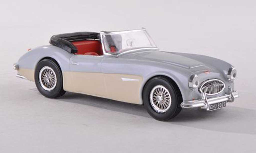 Austin Healey 3000 1/43 Vitesse ougrun grigio/beige RHD modellino in miniatura