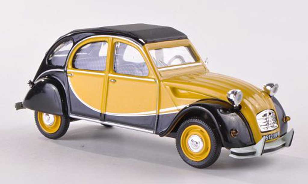 Citroen 2CV V6 1/43 Vitesse V6 Charleston giallo/nero 1982 modellino in miniatura