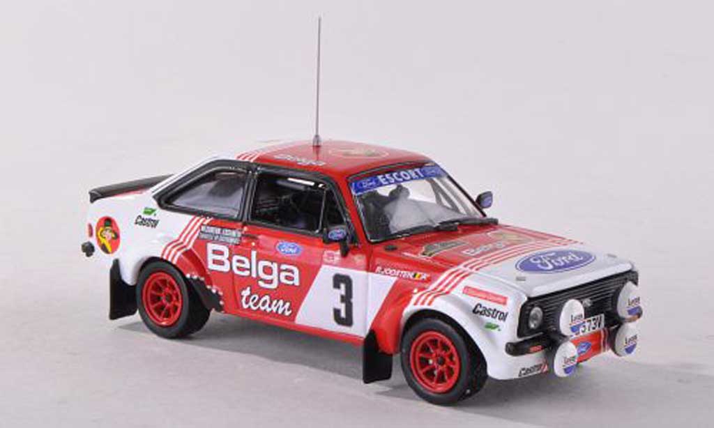 Ford Escort RS 1800 1/43 Vitesse RS 1800 MKII Belga No.3 Rally Bianchi 1982 R.Droogmans/R.Joosten modellino in miniatura
