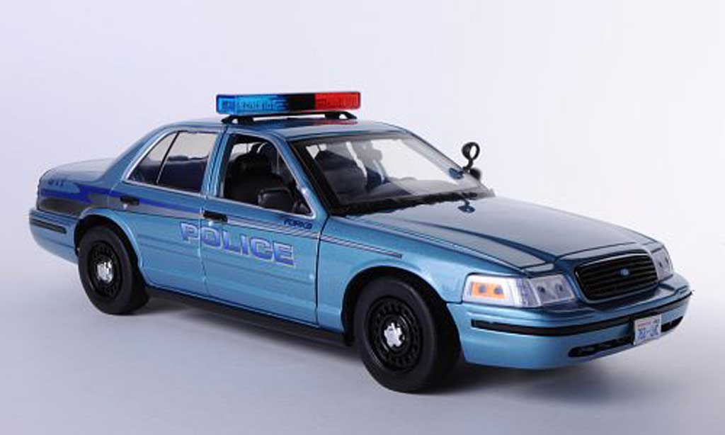 Ford Crown 2008 1/18 Greenlight 2008 Victoria Forks Police Twilight - Charlie's Police Cruiser 2008 modellino in miniatura