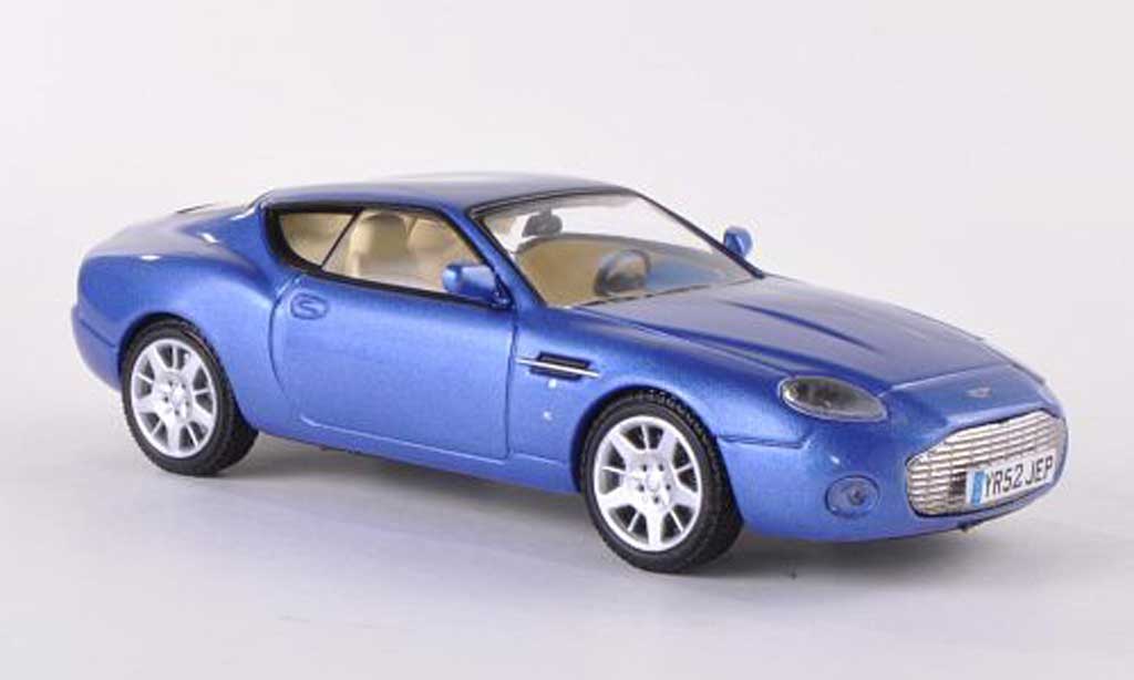 Aston Martin DB7 1/43 WhiteBox Zagato blu modellino in miniatura