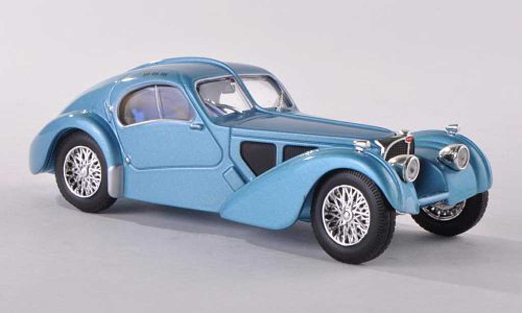 Bugatti 57 SC 1/43 WhiteBox SC Atlantic clair-blu 1937 modellino in miniatura