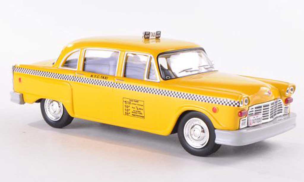 Checker Marathon 1/43 WhiteBox Yellow Cab - New York City Taxi 1980 modellino in miniatura