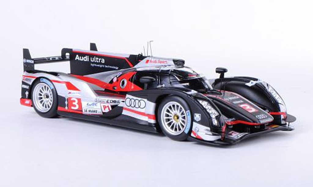 Audi R18 2012 1/43 Spark 2012 ultra No.3 Dumas / Duval / Gene 12h Le Mans modellino in miniatura
