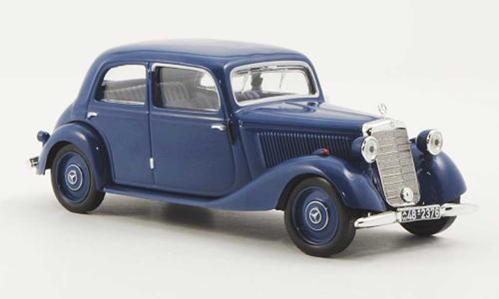 Mercedes 170 1/43 WhiteBox V (W136) blu 1949 modellino in miniatura
