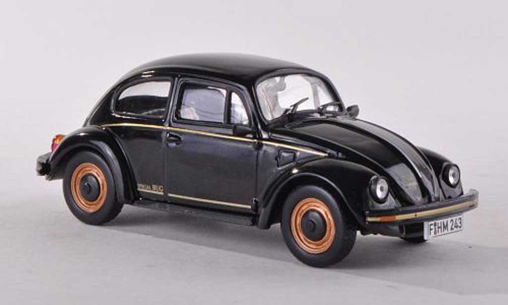 Volkswagen Coccinelle 1/43 WhiteBox Special Bug nero 1983 modellino in miniatura