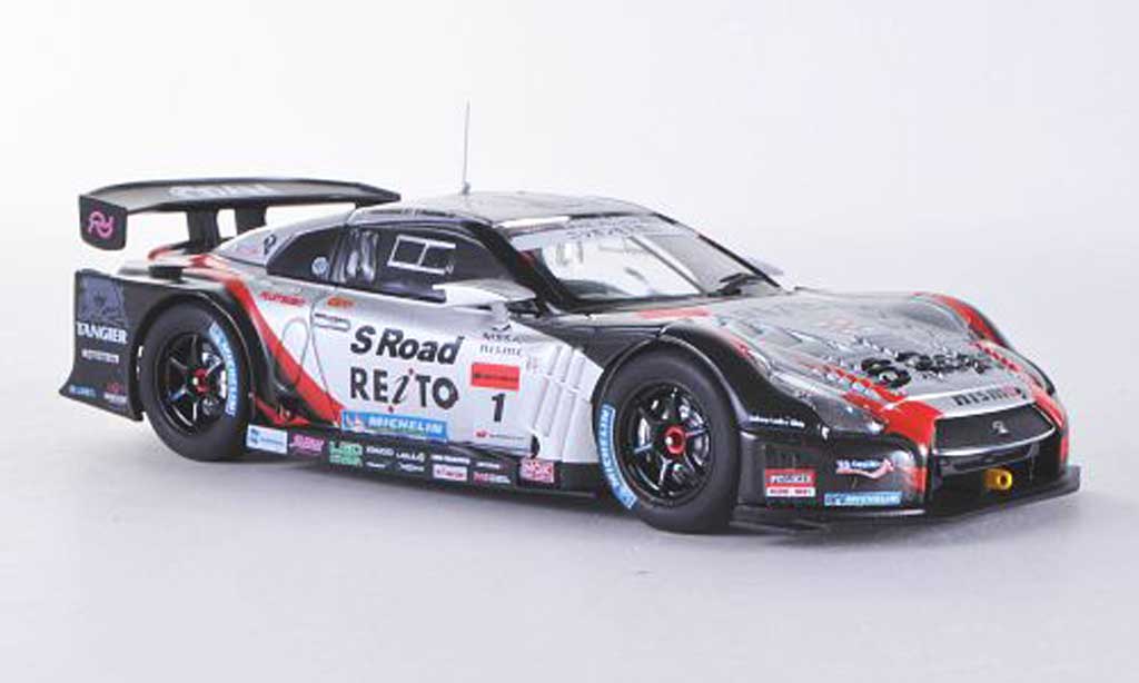 Nissan Skyline R35 1/43 Ebbro R35 GT-R No.1 S Road Reito Mola Super GT500 2012 Masataka Yanagida/Ronnie Quintarelli modellino in miniatura