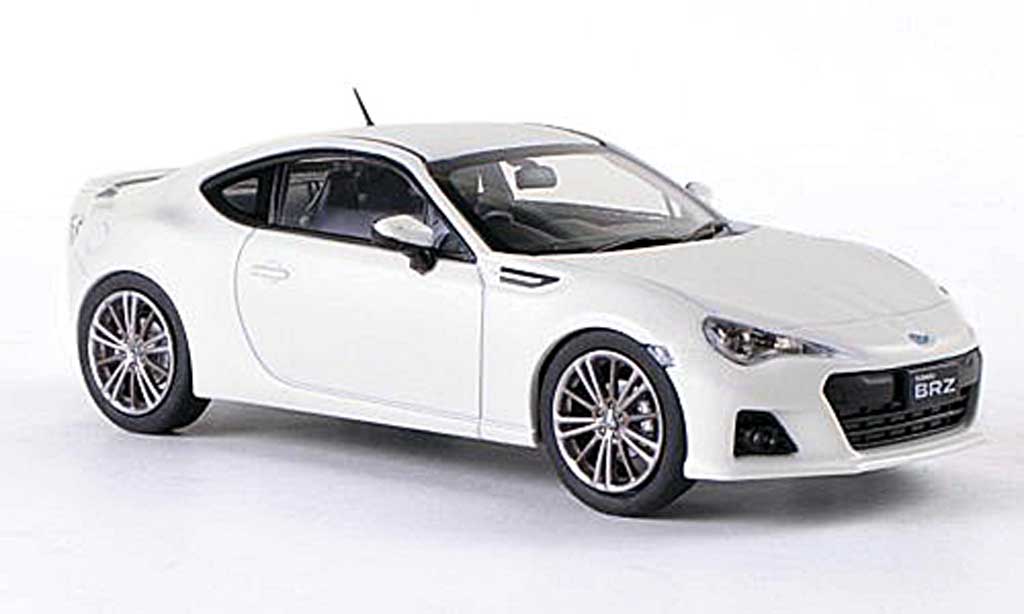 Subaru BRZ 1/43 Ebbro matt bianco RHD Tokyo Motor Show 2011 modellino in miniatura