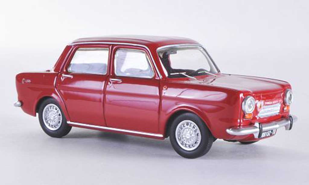 Simca 1150 Abarth 1/43 Best Abarth rosso 1963 modellino in miniatura