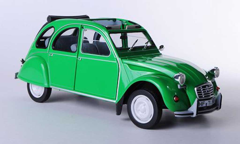 Citroen 2CV V6 1/18 Norev V6 Club grun 1987 modellino in miniatura