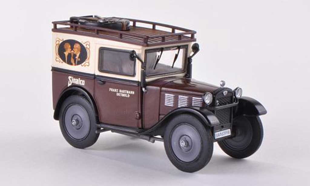 Bmw Dixi 1/43 Premium ClassiXXs Sinalco beige/marroneee modellino in miniatura