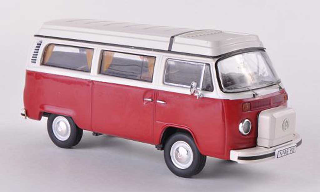 Volkswagen T2 B 1/43 Premium ClassiXXs B b Camping Westfalia rosso/beige modellino in miniatura