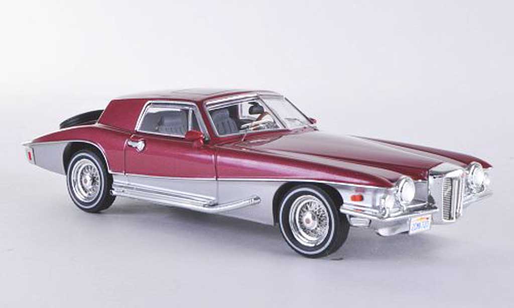 Stutz Blackhawk 1/43 Premium X Coupe rosso/grigio Sondermodell limitierte Auflage 750 Stuck 1971 modellino in miniatura