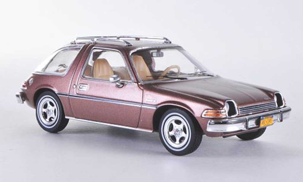 AMC Pacer 1/43 Premium X X marroneee Sondermodell limitierte Auflage 750 Stuck 1975 modellino in miniatura