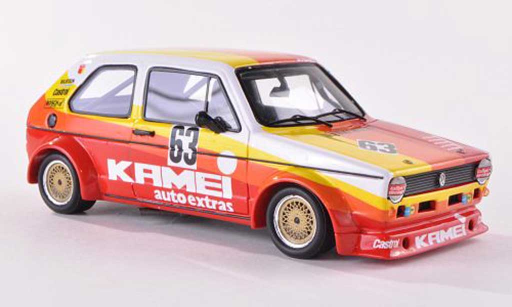 Volkswagen Golf I 1/43 Spark I MK1 Gr.2 No.63 Kamei 1000km Nurburgring 1977 B.Renneisen/W.Wolf modellino in miniatura