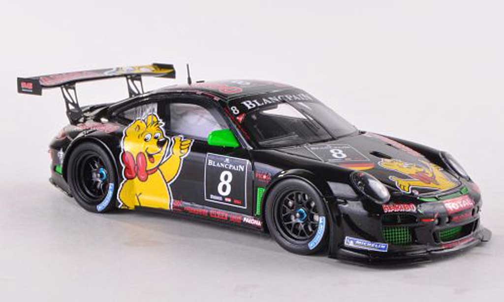 Porsche 997 GT3 1/43 Spark GT3 R 2012 No.8 Haribo Bale Motorsport 24h Spa U.Alzen/M.Stursberg/H.G.Riegel/C.Menzel modellino in miniatura