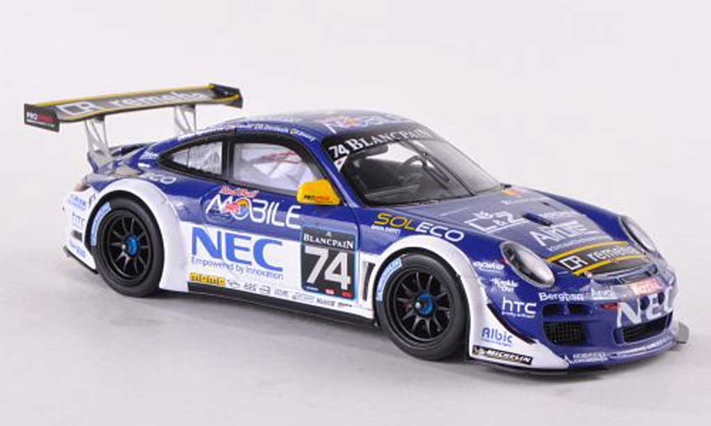 Porsche 997 GT3 1/43 Spark GT3 R 2012 No.74 Remeha 24h Spa D.Derdaele/P.van Splunteren/M.Soulet/F.Bouvy modellino in miniatura