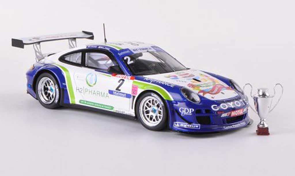 Porsche 997 GT3 1/43 Spark GT3 R 2012 No.2 Champion GT Tour A.Beltoise/H.Hassid modellino in miniatura