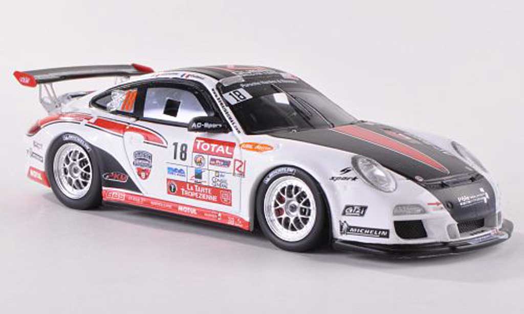 Porsche 997 GT3 RS 1/43 Spark GT3 RS 2012 No.18 Dumas Rallye Team Rally du Var R.Dumas/J.N.Vesperini modellino in miniatura