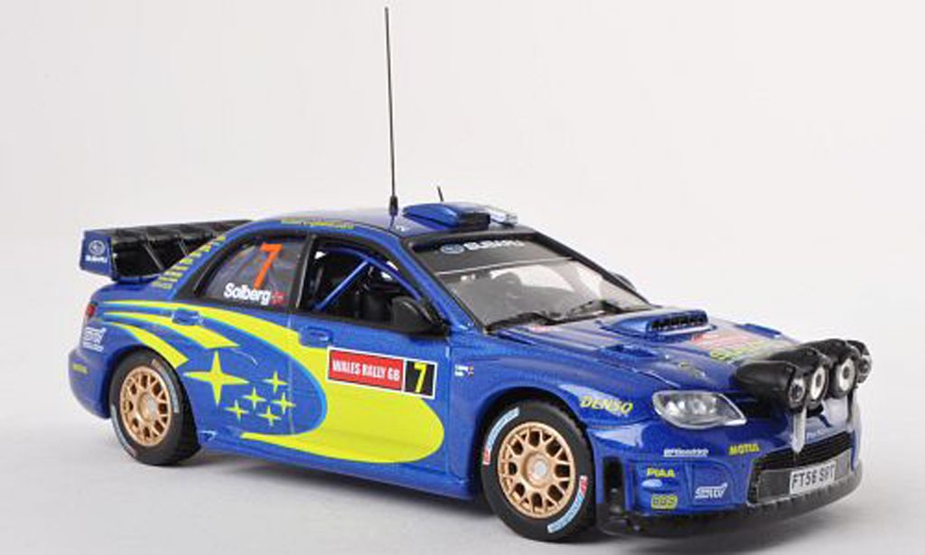 Subaru Impreza WRC 1/43 Vitesse WRC 07 No.7 Rally Wales 2007 P.Solberg/P.Mills modellino in miniatura