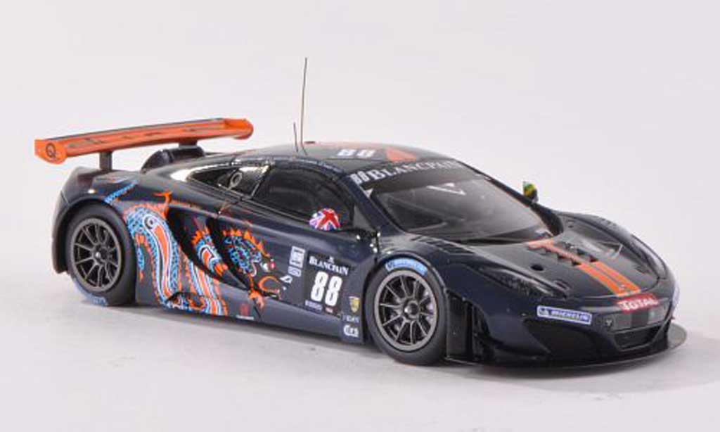 McLaren MP4-12C 1/43 TrueScale Miniatures GT3 No.88 Von Ryan Racing 24h Spa 2012 R.Barff/C.Goodwin/A.Parente/R.Wills modellino in miniatura
