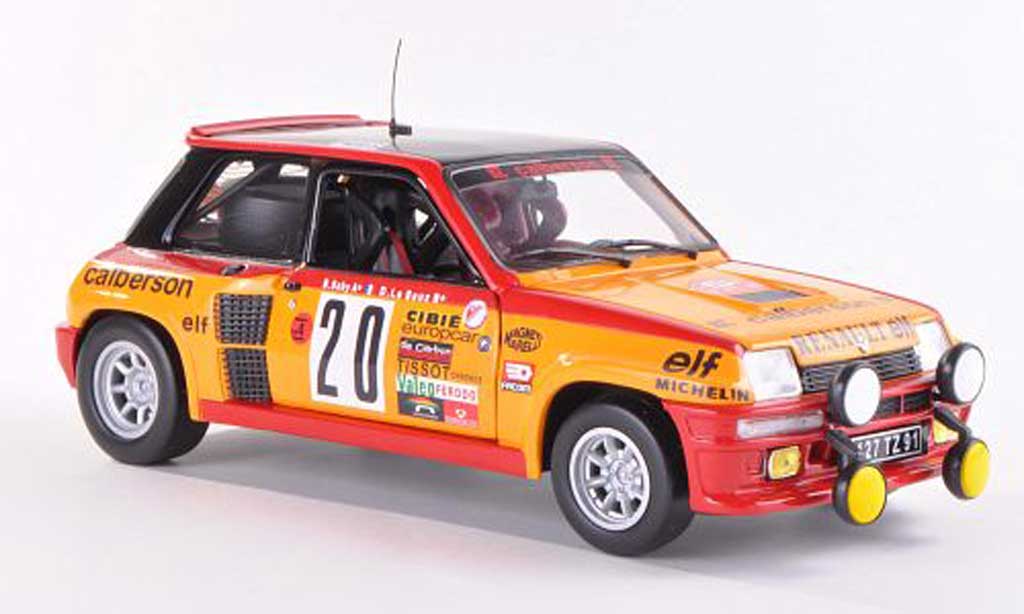 Renault 5 Turbo 1/18 Universal Hobbies Turbo No.20 Calberson Rally Monte Carlo 1981 modellino in miniatura