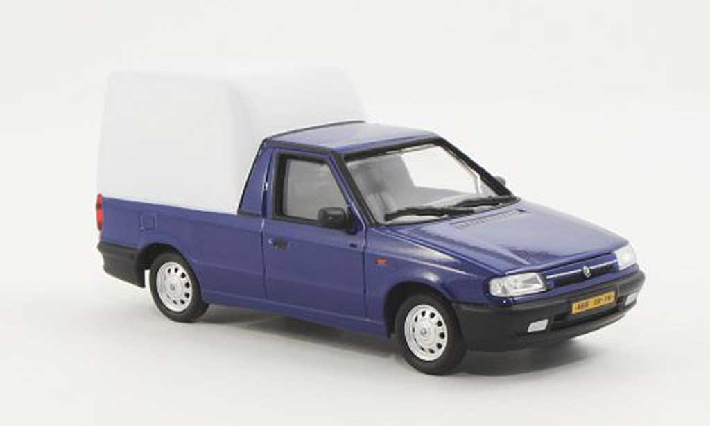Skoda Felicia 1/43 Abrex Pick-Up blu/bianco 1996 modellino in miniatura