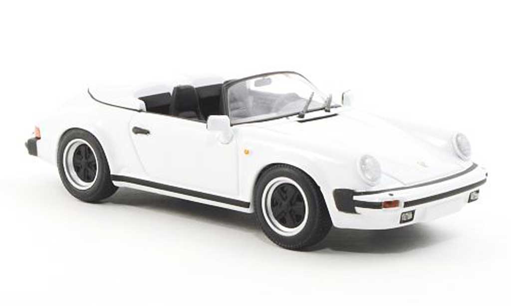 Porsche 930 Speedster 1/43 Minichamps Speedster Carrera bianco 1989 modellino in miniatura