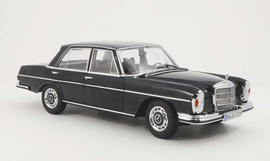 Mercedes 280 SE 1/18 Norev SE (W108) nero modellino in miniatura