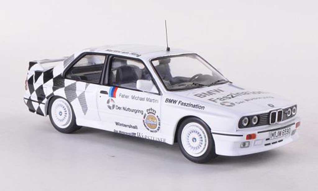 Bmw M3 E30 1/43 IXO E30 Nurburgring Taxi 1990 M.Martini modellino in miniatura