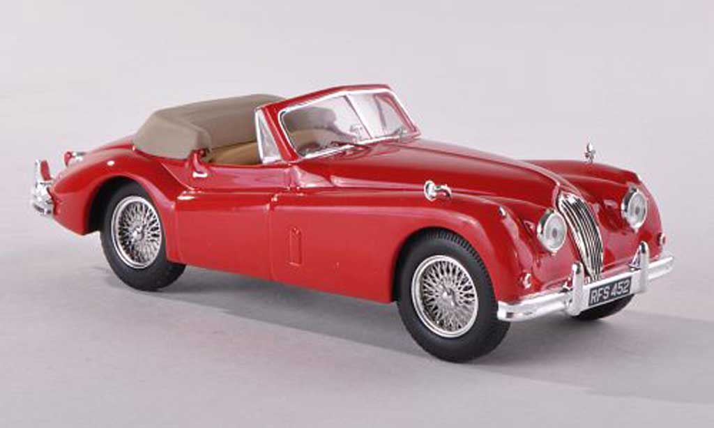 Jaguar XK 140 1/43 IXO 140 Convertibile rosso 1956 modellino in miniatura