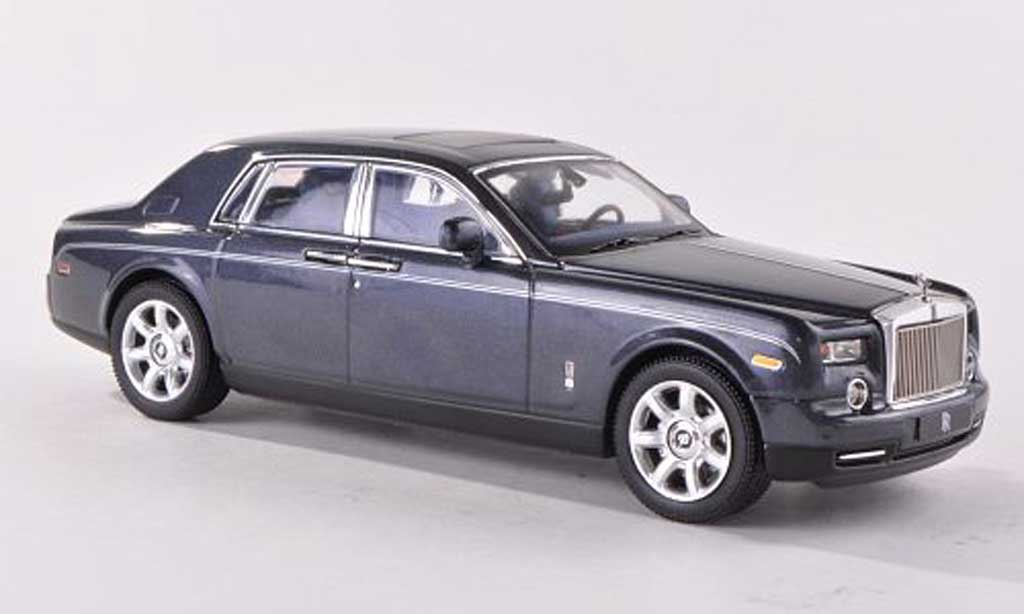 Rolls Royce Phantom 2009 1/43 IXO 2009 blu-grigio LHD modellino in miniatura