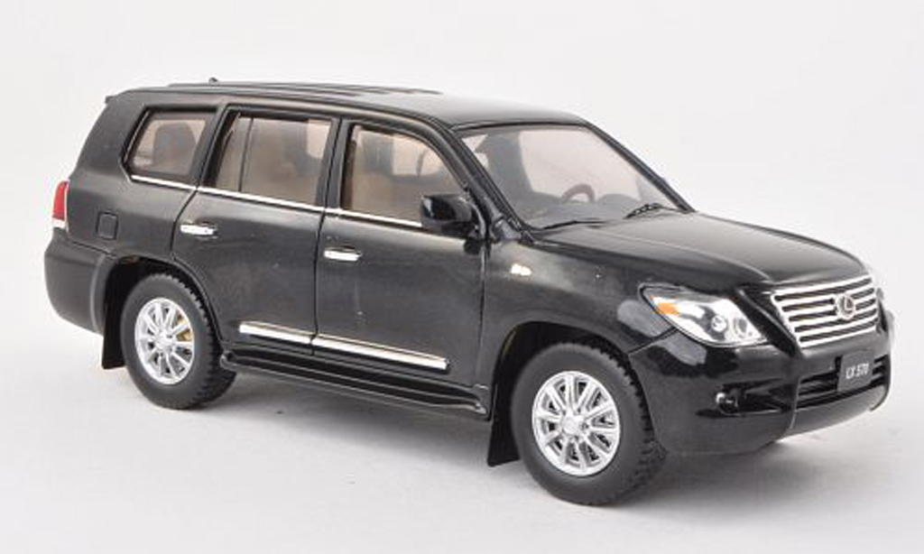 Lexus LX 570 1/43 IXO 570 nero 2010 modellino in miniatura