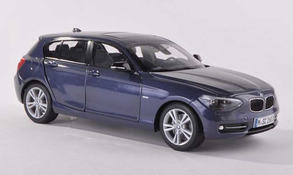 Bmw 116 F20 1/43 Paragon F20 i nero-blu modellino in miniatura