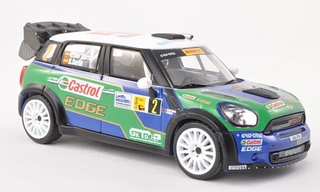 Mini Countryman JCW 1/43 IXO JCW No.2 Rally Monza 2011 D.Sordo/C.Del Barrio modellino in miniatura