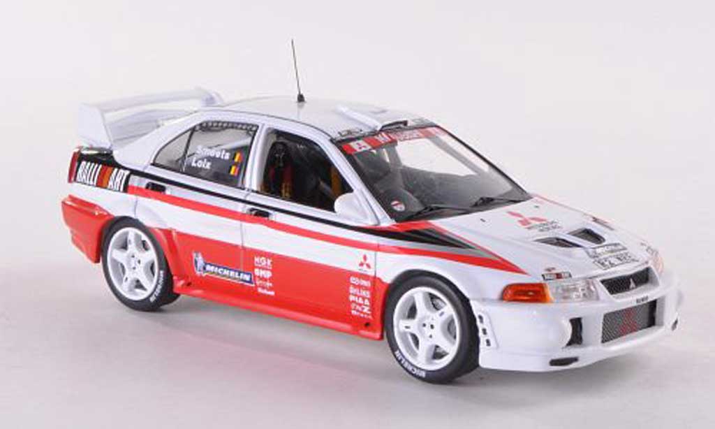 Mitsubishi Lancer Evolution VI 1/43 IXO Evolution VI Ralliart Loix/Smeets Testversion 1999 modellino in miniatura