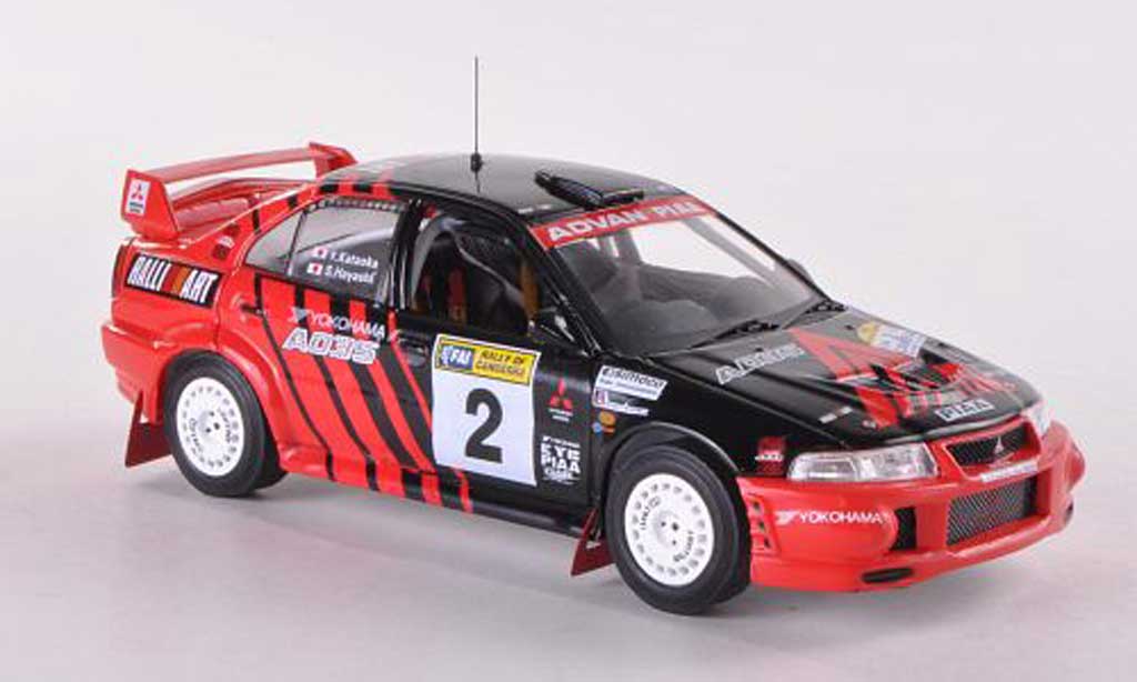 Mitsubishi Lancer Evolution VI 1/43 IXO Evolution VI No.2 Ralliart Yokohama Rally of Canberra 1999 Y.Kataoka/S. Hayashi modellino in miniatura