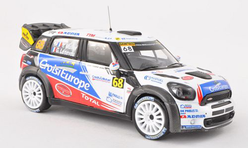 Mini Cooper WRC 1/43 IXO WRC John Works No.68 Rally France 2012 Y.Muller/G.Leneveu modellino in miniatura