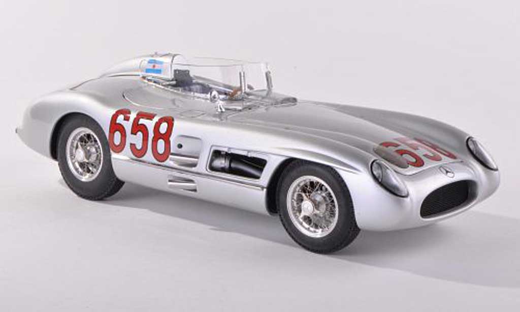 Mercedes 300 SLR 1/43 CMC SLR SLR No.658 Mille Miglia 1955 J.M.Fangio modellino in miniatura