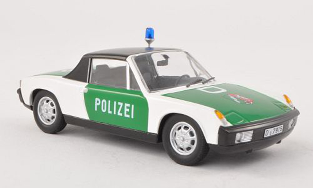 Porsche 914 1/43 Schuco police NRW modellino in miniatura