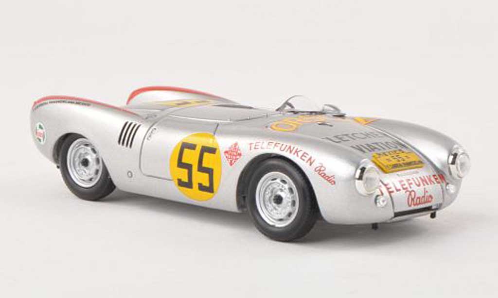 Porsche 550 1954 1/43 Schuco 1954 Spyder No.55 Carrera Panamericana H.Herrmann modellino in miniatura