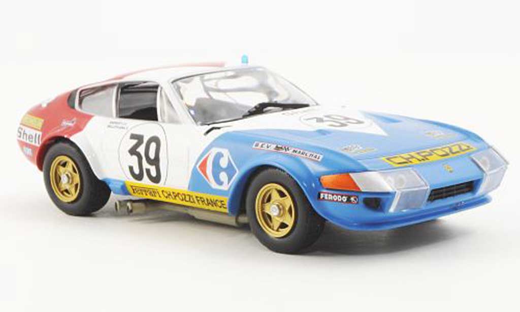 Ferrari 365 GTB/4 1/43 Ferrari Racing Collection GTB/4 Competizione 24h Le Mans J.C.Andruet / C.Ballot-Lena 1972 modellino in miniatura