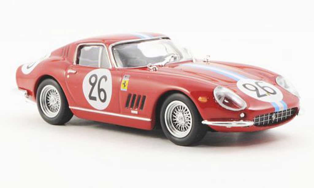 Ferrari 275 1966 1/43 Ferrari Racing Collection 1966 GTB/4 Competizione 24h Le Mans G.Biscaldi / M. Bourbon-Parme modellino in miniatura