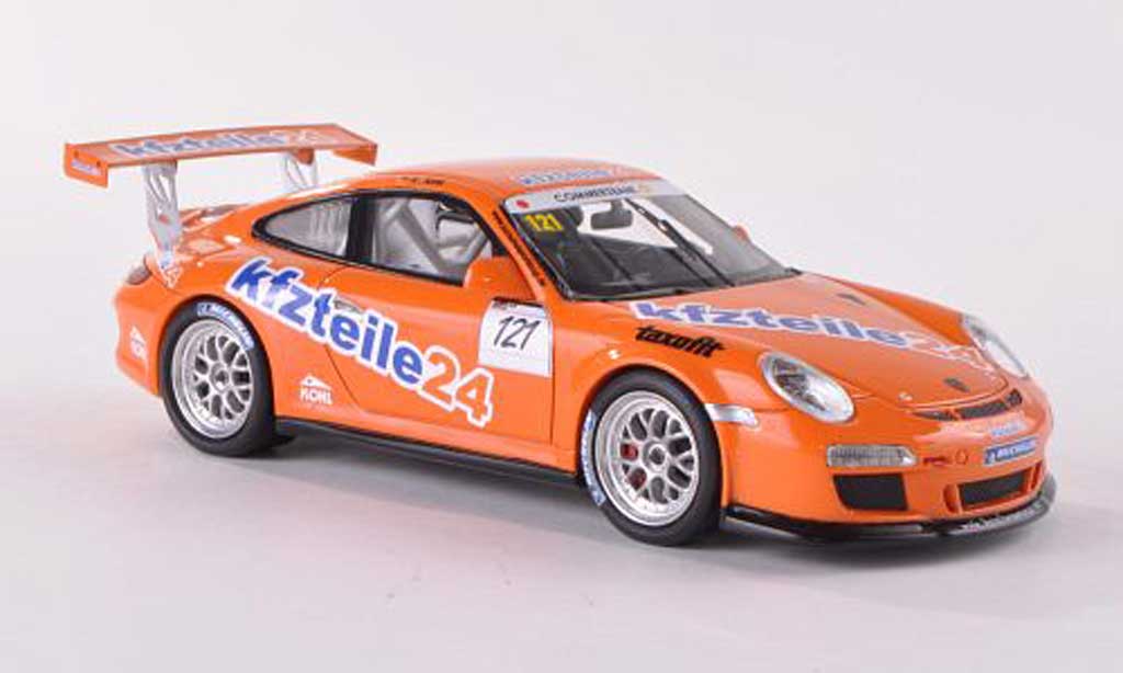 Porsche 997 GT3 CUP 1/43 Schuco GT3 Cup No.121 Kfzteile24 MS Racing Sports Cup modellino in miniatura