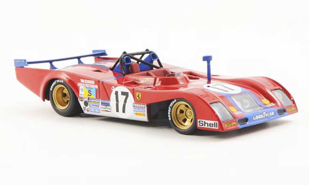 Ferrari 312 P 1/43 Ferrari Racing Collection P 24h Le Mans C.Reutemann / T.Schenken 1973 modellino in miniatura