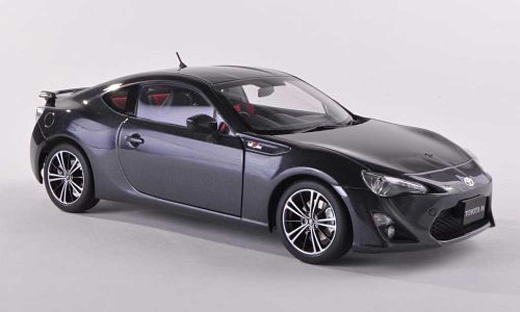Toyota 86 2012 1/43 Autoart 2012 GT Limited (Asian Version/RHD) nero-grigio modellino in miniatura