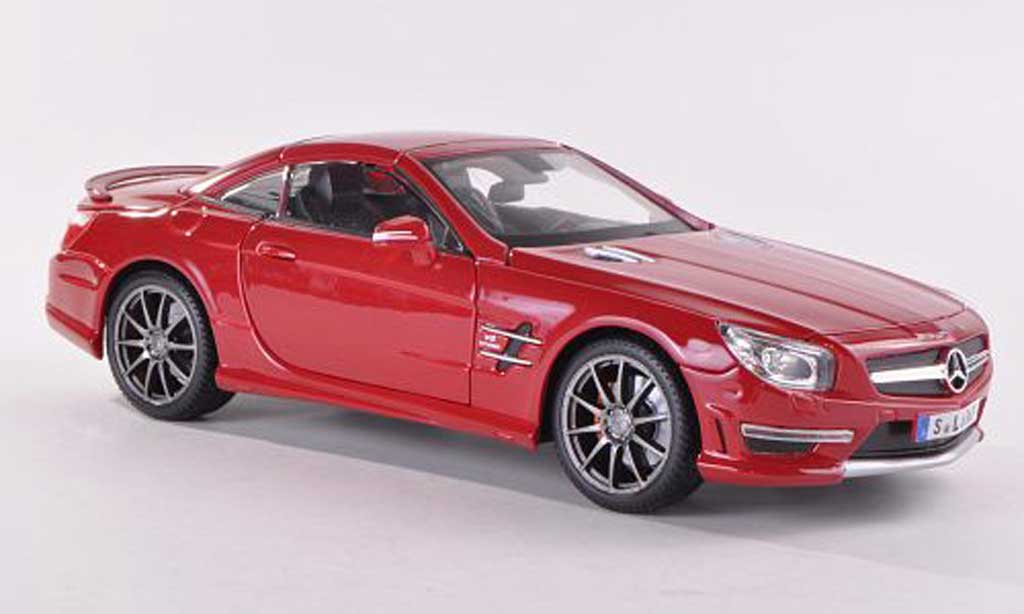 Mercedes Classe SL 63 1/18 Maisto 63 AMG (R231) rosso 2012 modellino in miniatura