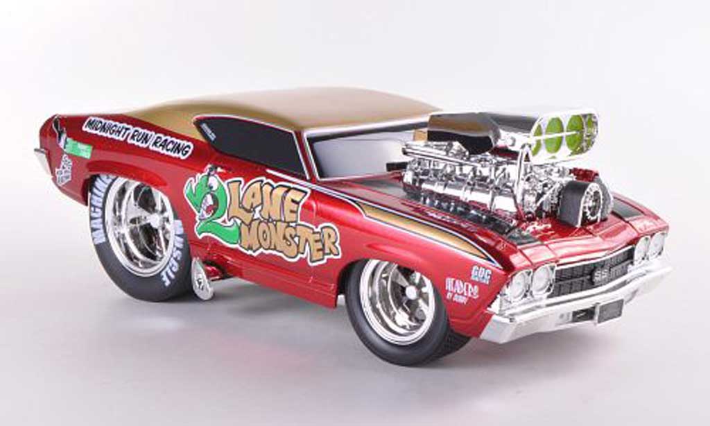 Chevrolet Chevelle 1969 1/18 Maisto 1969 SS rosso/gold modellino in miniatura