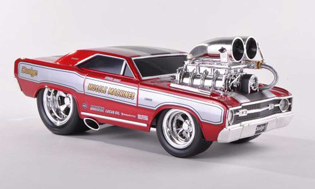Dodge Dart 1968 1/18 Maisto 1968 Super Stock HEMI rosso modellino in miniatura